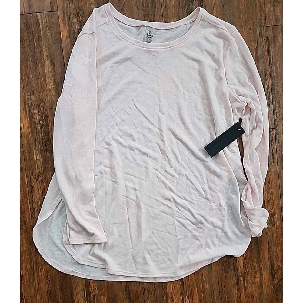 Nwt Mono B Pink Long Sleeved Pullover Top Women's Size 3 XL